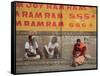 Sadhus, Ghats, Varanasi, Uttar Pradesh, India, Asia-Wendy Connett-Framed Stretched Canvas