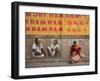 Sadhus, Ghats, Varanasi, Uttar Pradesh, India, Asia-Wendy Connett-Framed Photographic Print