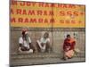 Sadhus, Ghats, Varanasi, Uttar Pradesh, India, Asia-Wendy Connett-Mounted Photographic Print