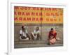 Sadhus, Ghats, Varanasi, Uttar Pradesh, India, Asia-Wendy Connett-Framed Photographic Print