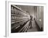 Sadie Pfeifer, a Cotton Mill Spinner, Lancaster, South Carolina, 1908-Lewis Wickes Hine-Framed Photographic Print