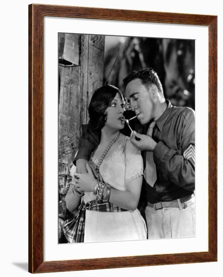 Sadie Thompson', directed by Raoul Walsh and William Cameron Menzies-null-Framed Photo