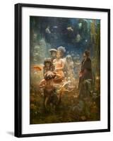 SADKO IN THE UNDERWATER Kingdom, 1876 (Oil on Canvas)-Ilya Efimovich Repin-Framed Giclee Print