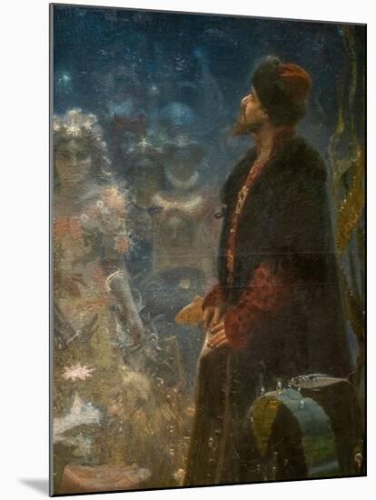 SADKO IN THE UNDERWATER KINGDOM (Detail), 1876 (Oil on Canvas)-Ilya Efimovich Repin-Mounted Giclee Print