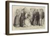 Sadler's Wells Theatre, from a Sketch Made in the Green Room, Characters in The Merchant of Venice-null-Framed Giclee Print