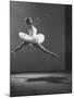 Sadler Wells Prima Ballerina Margot Fonteyn Leaping Into Air in Performance of "Sleeping Beauty"-Gjon Mili-Mounted Premium Photographic Print
