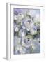 Sady painterly florals in violet-Rosana Laiz Garcia-Framed Giclee Print