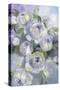 Sady painterly florals in violet-Rosana Laiz Garcia-Stretched Canvas