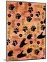 Safari Adventure Animal Footprints-Bee Sturgis-Mounted Art Print