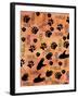 Safari Adventure Animal Footprints-Bee Sturgis-Framed Art Print