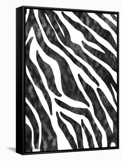 Safari Adventure Jungle Zebra Hide-Bee Sturgis-Framed Stretched Canvas