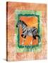 Safari Adventure Jungle Zebra-Bee Sturgis-Stretched Canvas