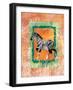 Safari Adventure Jungle Zebra-Bee Sturgis-Framed Art Print