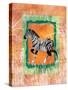 Safari Adventure Jungle Zebra-Bee Sturgis-Stretched Canvas