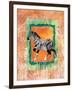 Safari Adventure Jungle Zebra-Bee Sturgis-Framed Art Print