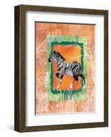 Safari Adventure Jungle Zebra-Bee Sturgis-Framed Art Print