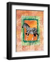 Safari Adventure Jungle Zebra-Bee Sturgis-Framed Art Print