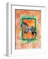 Safari Adventure Jungle Zebra-Bee Sturgis-Framed Art Print