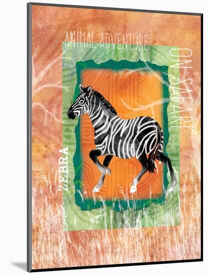 Safari Adventure Jungle Zebra-Bee Sturgis-Mounted Art Print