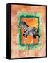 Safari Adventure Jungle Zebra-Bee Sturgis-Framed Stretched Canvas