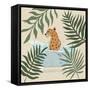 Safari Cheetah Bath-Natalie Carpentieri-Framed Stretched Canvas