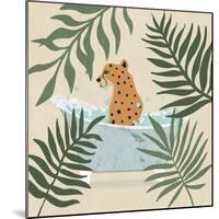 Safari Cheetah Bath-Natalie Carpentieri-Mounted Art Print