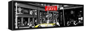 Safari CityPop Collection - Cafe in Soho-Philippe Hugonnard-Framed Stretched Canvas