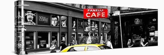 Safari CityPop Collection - Cafe in Soho-Philippe Hugonnard-Stretched Canvas