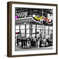 Safari CityPop Collection - Manhattan Subway Station III-Philippe Hugonnard-Framed Photographic Print