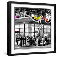 Safari CityPop Collection - Manhattan Subway Station III-Philippe Hugonnard-Framed Photographic Print