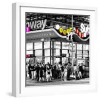 Safari CityPop Collection - Manhattan Subway Station III-Philippe Hugonnard-Framed Photographic Print