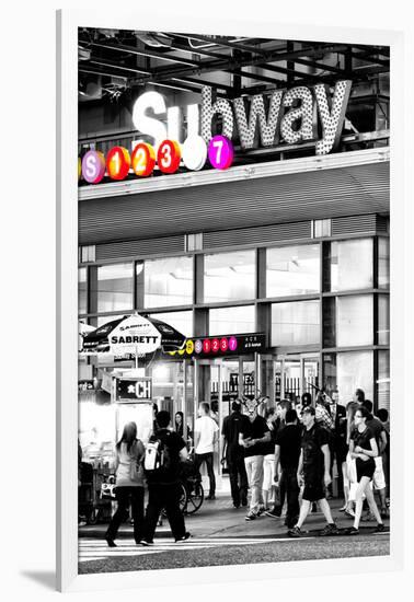 Safari CityPop Collection - Manhattan Subway Station IV-Philippe Hugonnard-Framed Photographic Print