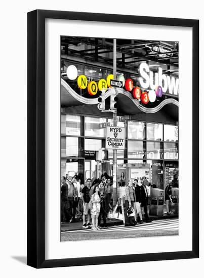 Safari CityPop Collection - Manhattan Subway Station V-Philippe Hugonnard-Framed Photographic Print