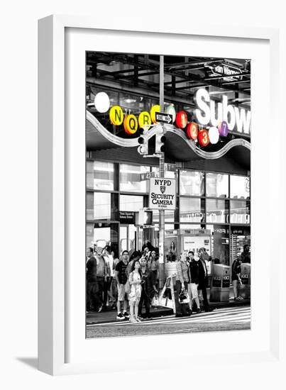 Safari CityPop Collection - Manhattan Subway Station V-Philippe Hugonnard-Framed Photographic Print