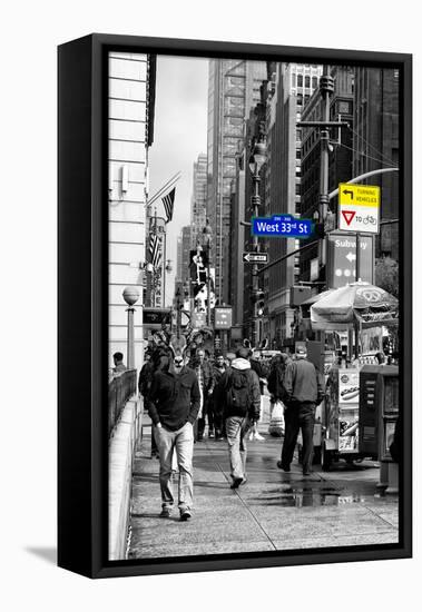 Safari CityPop Collection - Manhattan West 33rd Street II-Philippe Hugonnard-Framed Stretched Canvas