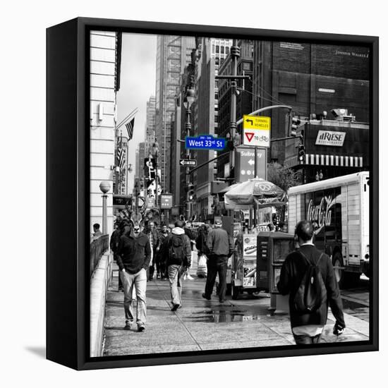 Safari CityPop Collection - Manhattan West 33rd Street III-Philippe Hugonnard-Framed Stretched Canvas