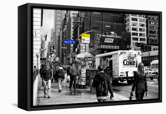 Safari CityPop Collection - Manhattan West 33rd Street-Philippe Hugonnard-Framed Stretched Canvas