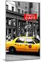 Safari CityPop Collection - New York Yellow Cab in Soho II-Philippe Hugonnard-Mounted Photographic Print