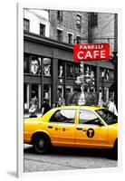 Safari CityPop Collection - New York Yellow Cab in Soho II-Philippe Hugonnard-Framed Photographic Print