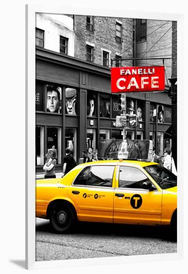 Safari CityPop Collection - New York Yellow Cab in Soho II-Philippe Hugonnard-Framed Photographic Print