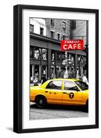 Safari CityPop Collection - New York Yellow Cab in Soho II-Philippe Hugonnard-Framed Photographic Print