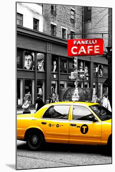 Safari CityPop Collection - New York Yellow Cab in Soho II-Philippe Hugonnard-Mounted Premium Photographic Print