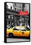 Safari CityPop Collection - New York Yellow Cab in Soho II-Philippe Hugonnard-Framed Stretched Canvas