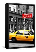 Safari CityPop Collection - New York Yellow Cab in Soho II-Philippe Hugonnard-Framed Stretched Canvas