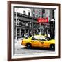 Safari CityPop Collection - New York Yellow Cab in Soho III-Philippe Hugonnard-Framed Photographic Print