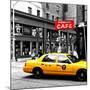 Safari CityPop Collection - New York Yellow Cab in Soho III-Philippe Hugonnard-Mounted Photographic Print