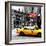 Safari CityPop Collection - New York Yellow Cab in Soho III-Philippe Hugonnard-Framed Photographic Print