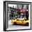 Safari CityPop Collection - New York Yellow Cab in Soho III-Philippe Hugonnard-Framed Photographic Print