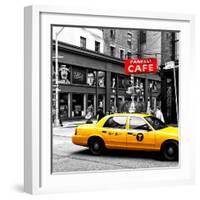 Safari CityPop Collection - New York Yellow Cab in Soho III-Philippe Hugonnard-Framed Photographic Print