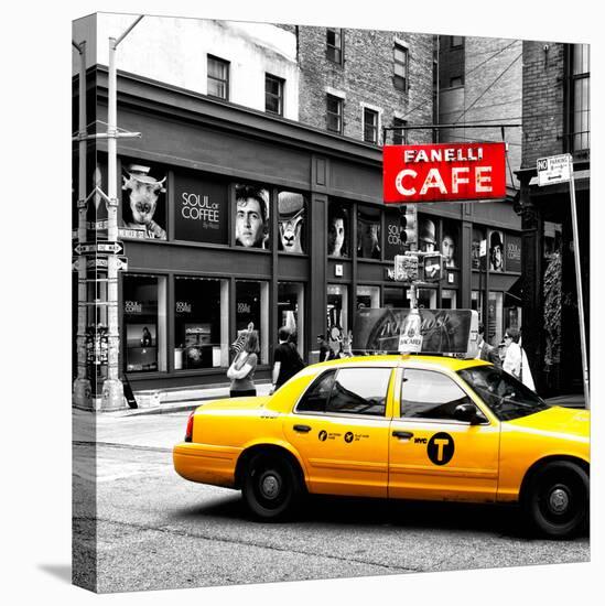 Safari CityPop Collection - New York Yellow Cab in Soho III-Philippe Hugonnard-Stretched Canvas